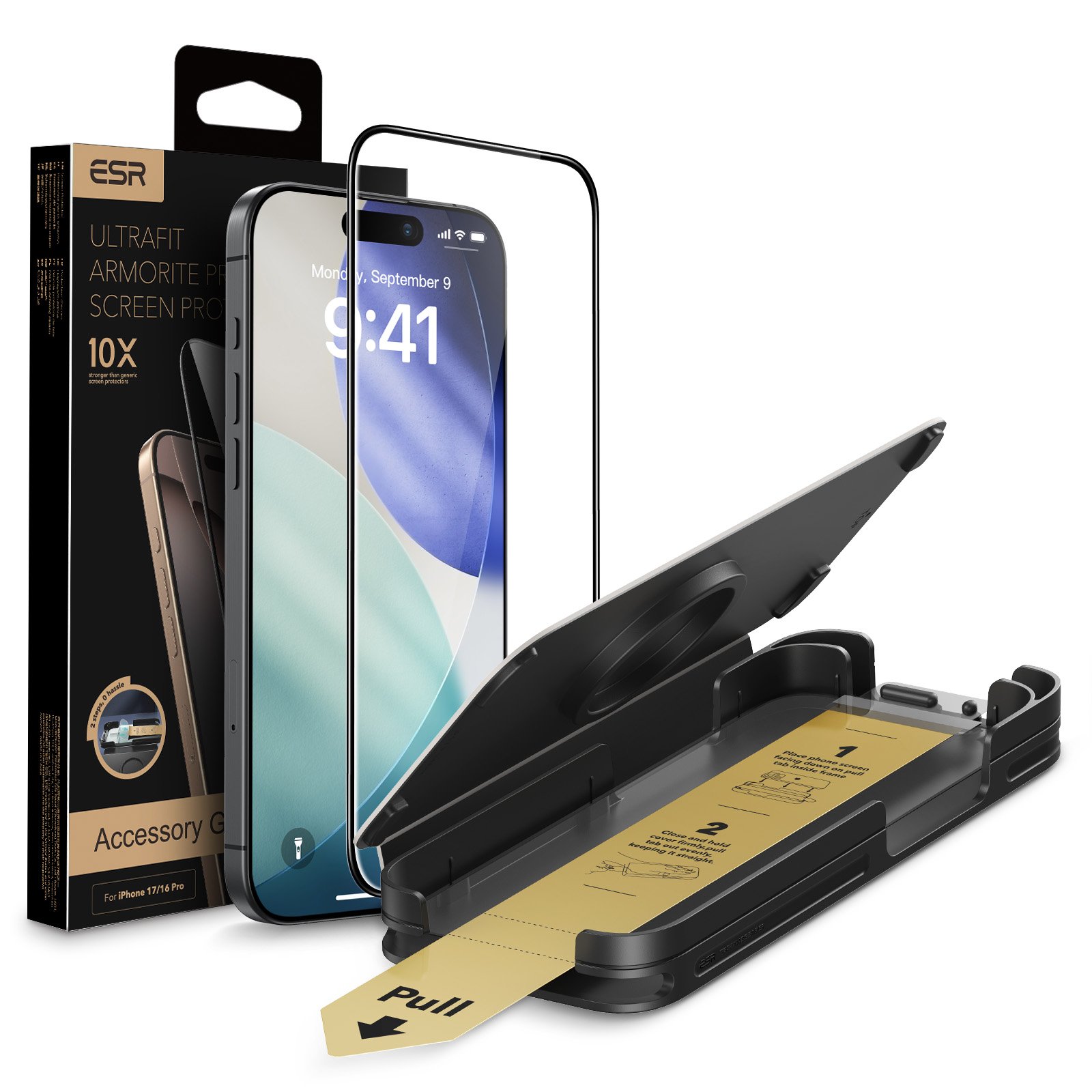 1 Para iPhone 17 - Vidrio Templado Blindado + Instalador - Imagen 1