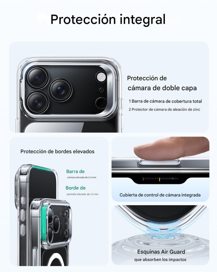 Para iPhone 17 Pro - Carcasa Magsafe Con Soporte - Imagen 4