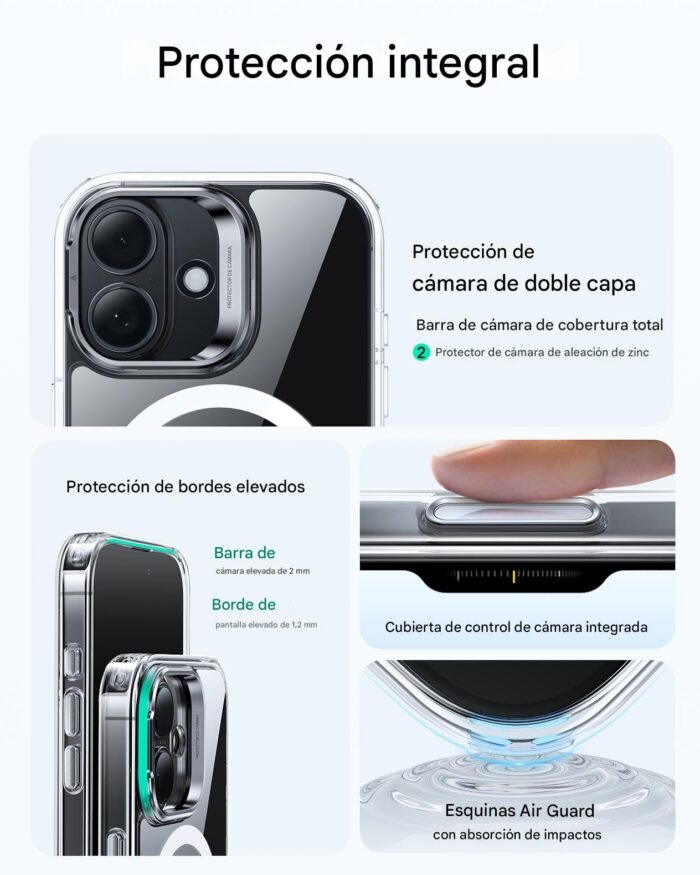 Para iPhone 17 - Carcasa Magsafe Con Soporte - Imagen 4