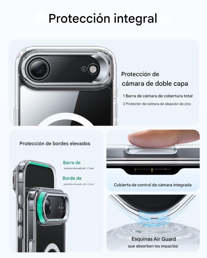 Para iPhone 17 Air - Carcasa Magsafe Con Soporte - Imagen 4