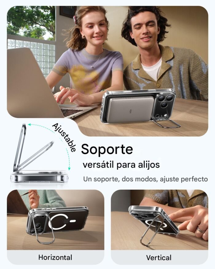 Para iPhone 17 Pro Max - Carcasa Magsafe Con Soporte - Imagen 5