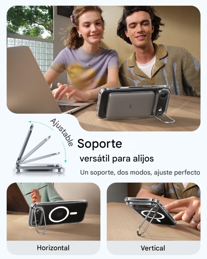Para iPhone 17 Air - Carcasa Magsafe Con Soporte - Imagen 5