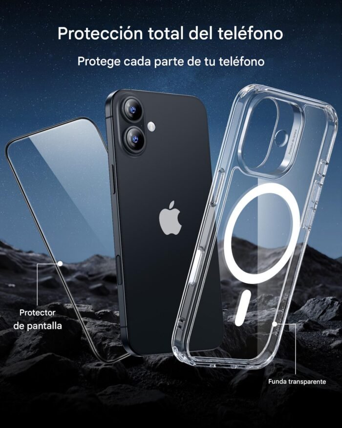 Para iPhone 17 - Pack: Carcasa Magsafe + Vidrio Templado - Imagen 6