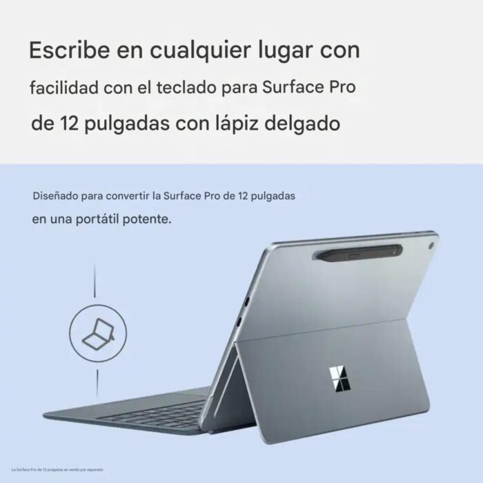 Pack Surface Pro 12 (Snapdragon 16GB 512GB) Teclado + Lápiz - Imagen 5