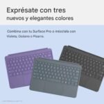 Pack Teclado Surface Pro 12 + Slim Pen 2 Copilot Alcantara - Imagen 5