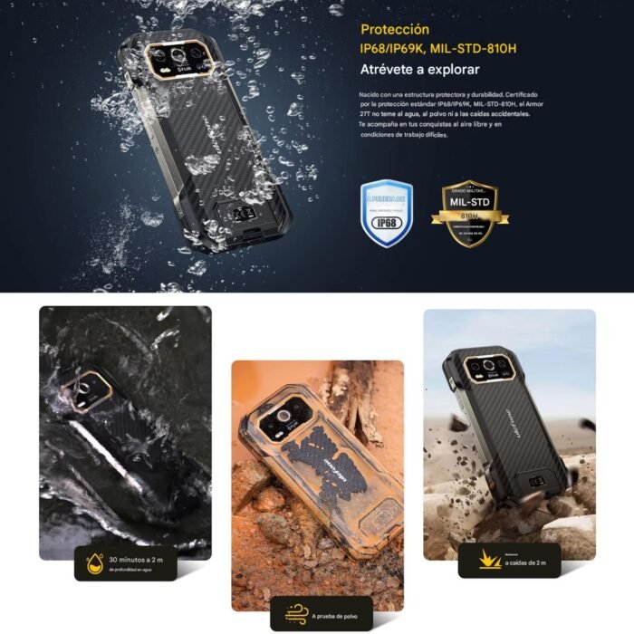 Ulefone Armor 27T | Térmica FLIR, Visión Nocturna y 10600mAh - Imagen 5