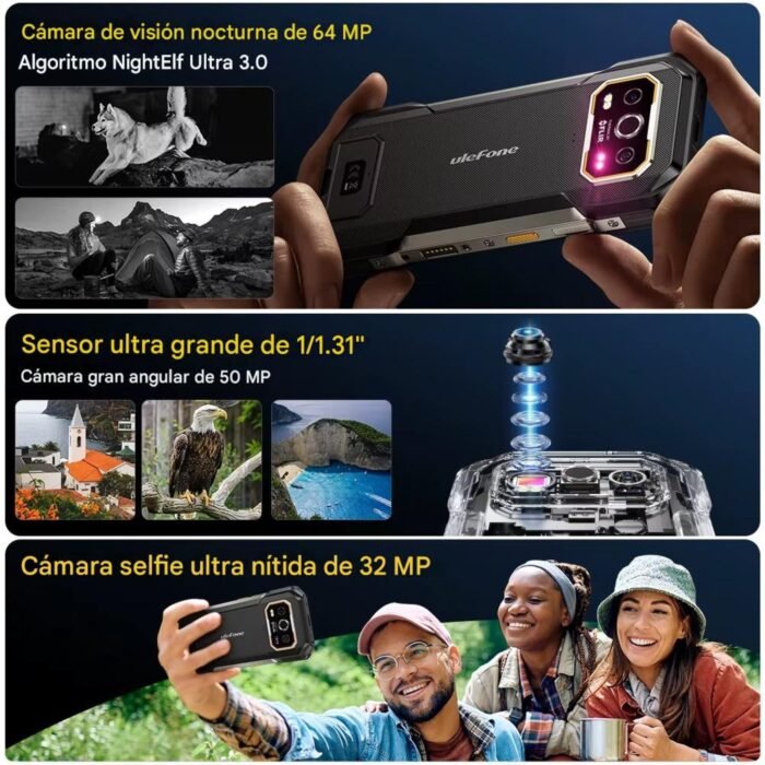 Ulefone Armor 27T | Térmica FLIR, Visión Nocturna y 10600mAh - Imagen 7