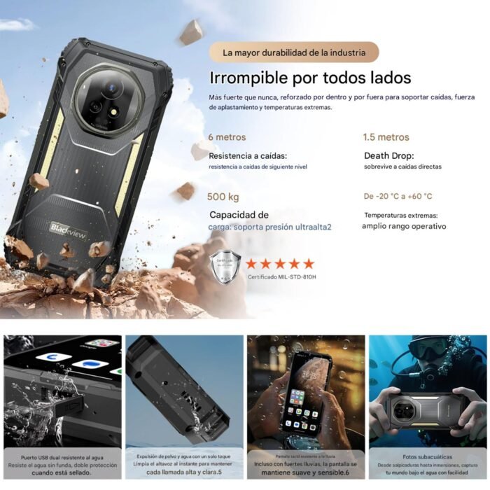 Blackview XPLORE 2 - Celular Satelital - Imagen 10