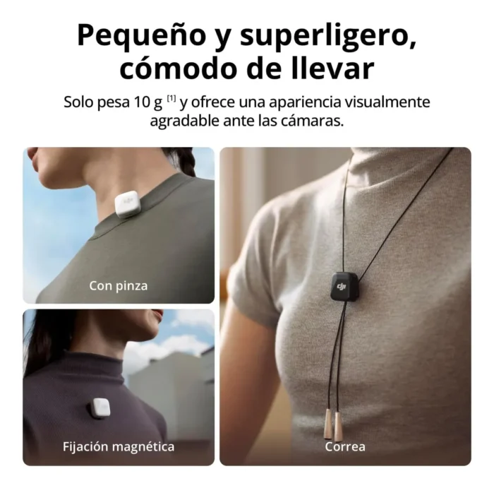 DJI Mic Mini (1 TX + 1 RX) | 1 Microfono y Base de Carga - Imagen 2