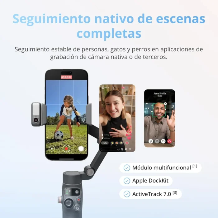 DJI Osmo Mobile 8 Gimbal Estabilizador 360 Modulo IA - Imagen 3