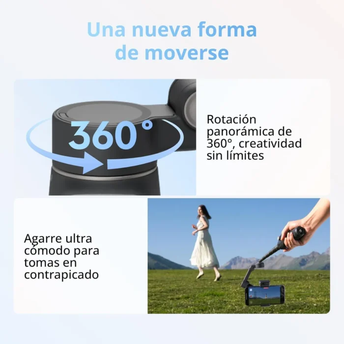 DJI Osmo Mobile 8 Gimbal Estabilizador 360 Modulo IA - Imagen 5