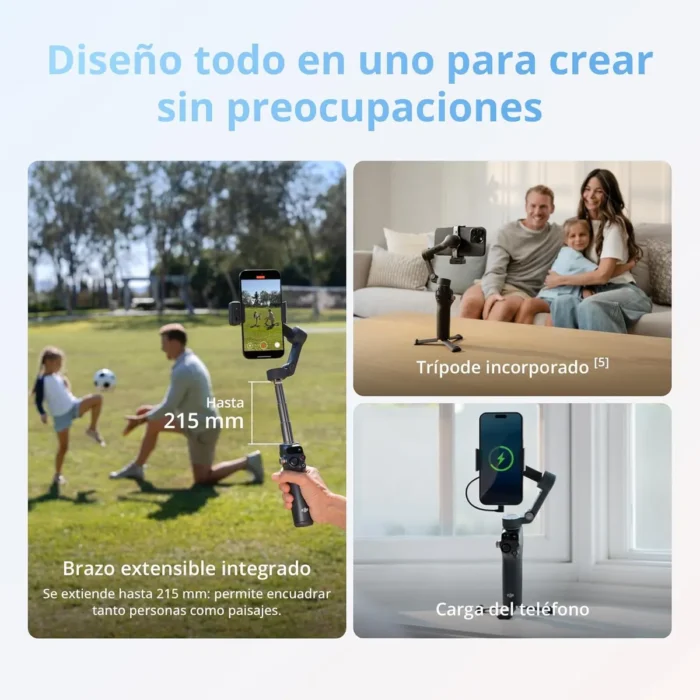 DJI Osmo Mobile 8 Gimbal Estabilizador 360 Modulo IA - Imagen 6