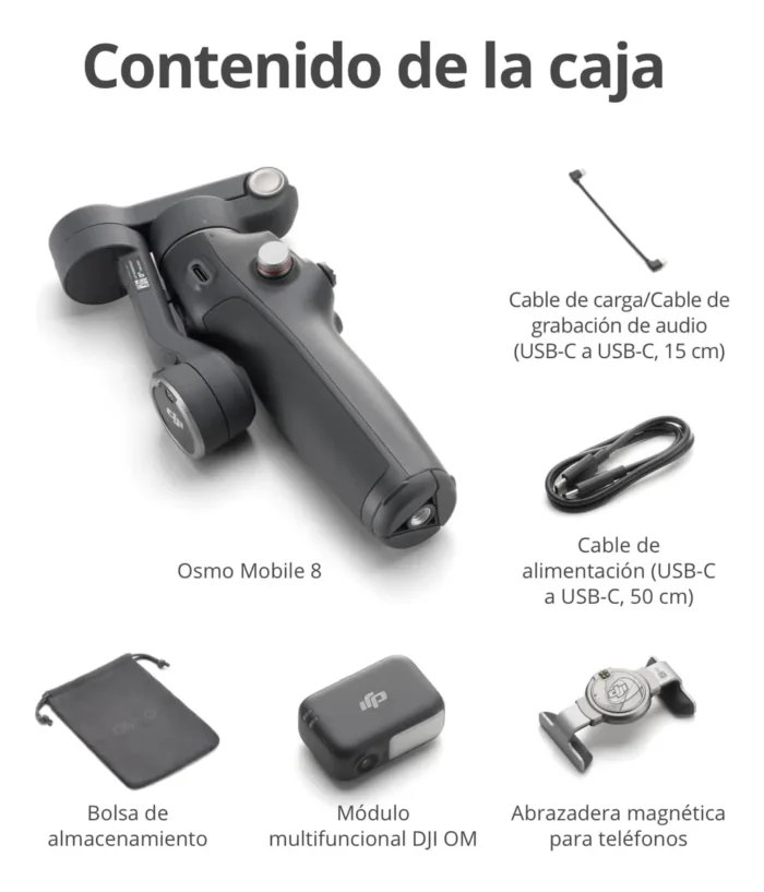 DJI Osmo Mobile 8 Gimbal Estabilizador 360 Modulo IA - Imagen 9