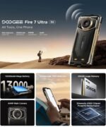 DOOGEE Fire 7 Ultra 5G Intercomunicador POC Altavoz 125dB - Imagen 2