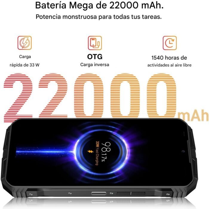 DOOGEE V Max Plus - Batería Monstruo Dura Días Uso Extremo - Imagen 3