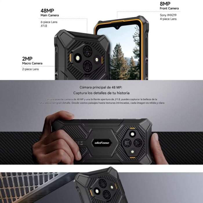 Ulefone RugKing 3 Pro Rugerizado Android 15 Resistente Agua - Imagen 4