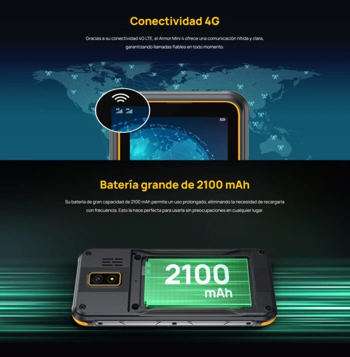 Ulefone Armor Mini 4 Rugerizado 4G Dual SIM Indestructible - Imagen 4