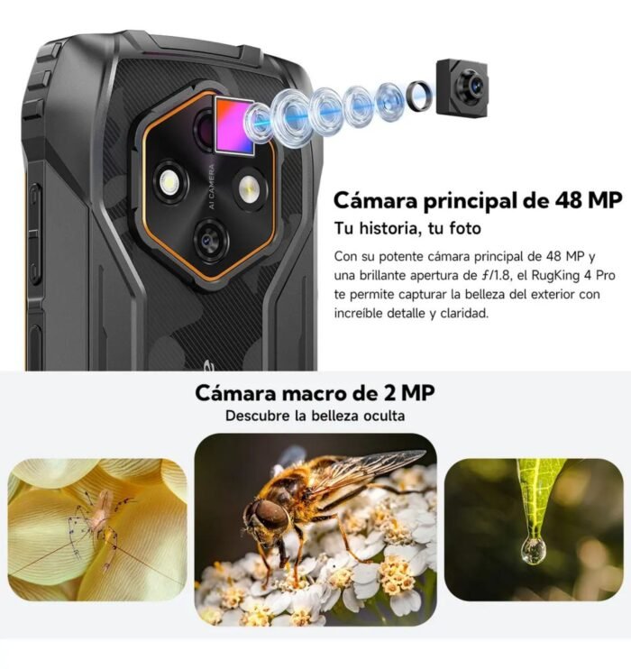 Ulefone RugKing 4 Pro Rugerizado Android Batería Gigante - Imagen 5
