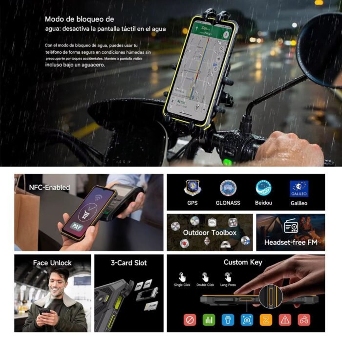 Ulefone RugKing 3 Pro Rugerizado Android 15 Resistente Agua - Imagen 6