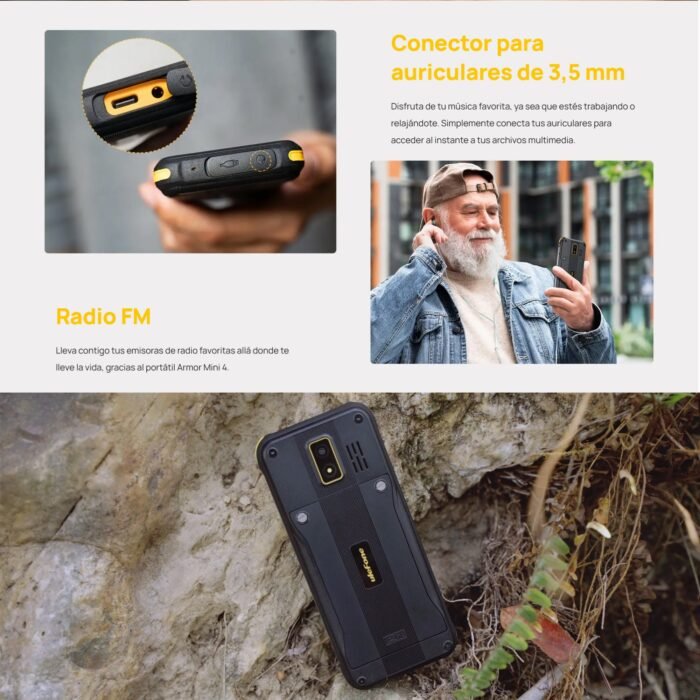 Ulefone Armor Mini 4 Rugerizado 4G Dual SIM Indestructible - Imagen 6