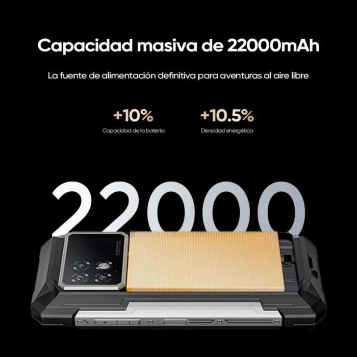 DOOGEE S200 Max 5G Rugerizado 22000mAh 36GB RAM 512GB - Imagen 6
