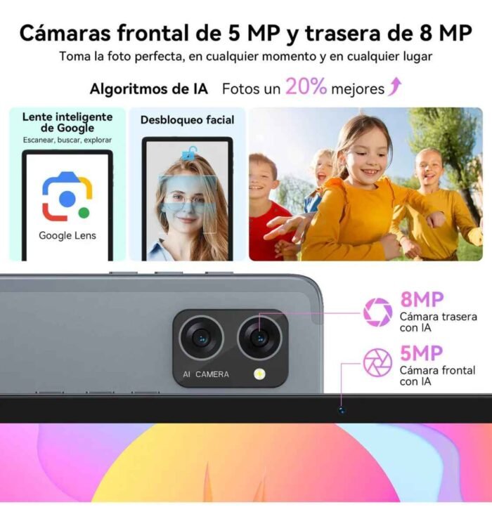 Tablet CWHT G16 - Android 15 Kit Teclado Mouse Lápiz Funda - Imagen 6