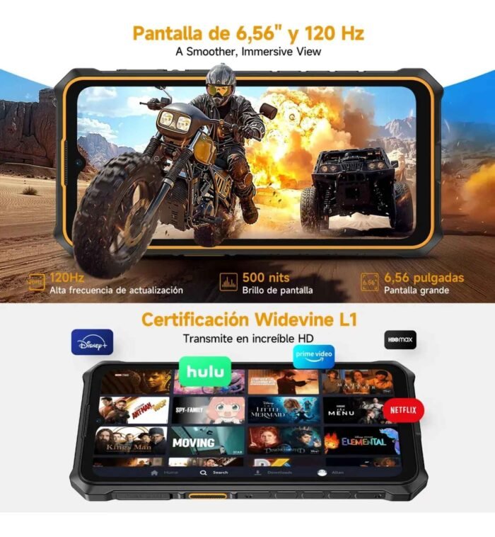 Ulefone RugKing 3 Pro Rugerizado Android 15 Resistente Agua - Imagen 7