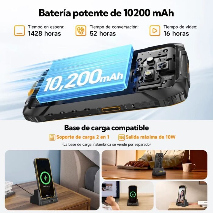 Ulefone RugKing 4 Pro Rugerizado Android Batería Gigante - Imagen 7
