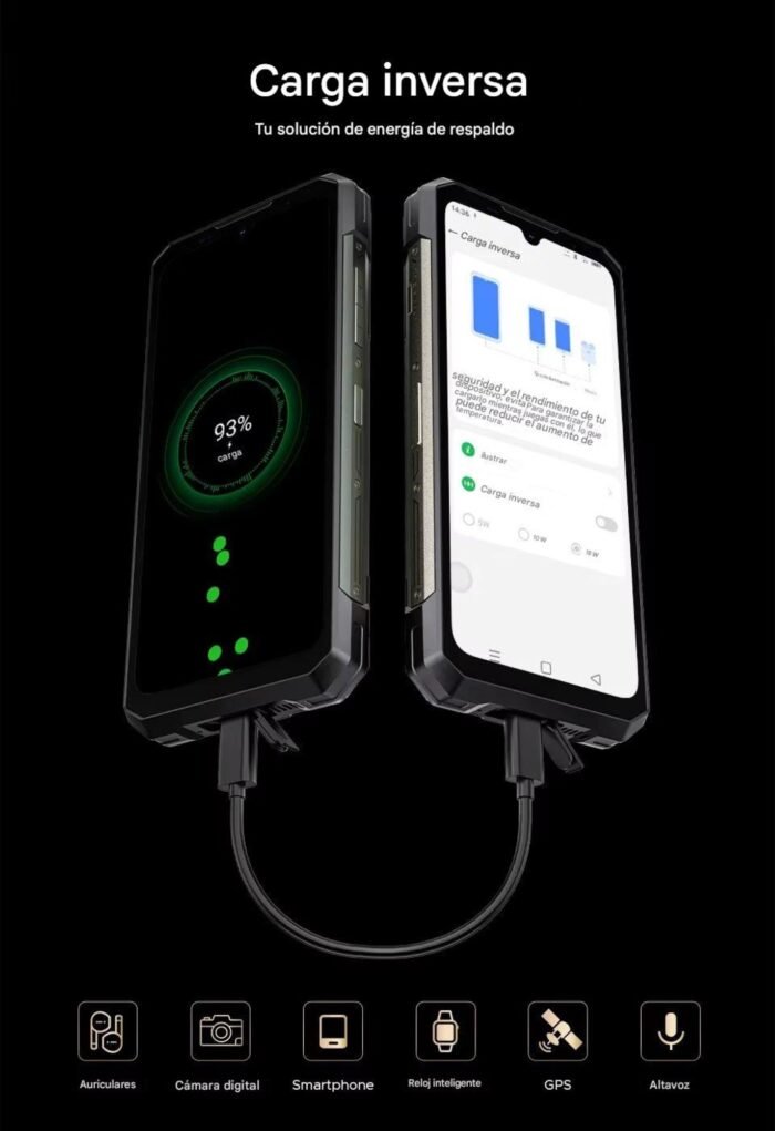 DOOGEE S200 Max 5G Rugerizado 22000mAh 36GB RAM 512GB - Imagen 7
