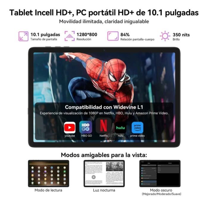 Tablet CWHT G16 - Android 15 Kit Teclado Mouse Lápiz Funda - Imagen 7