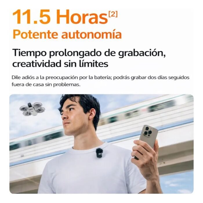DJI Mic Mini - 2 Micrófonos Inalámbricos Profesionales - Imagen 3
