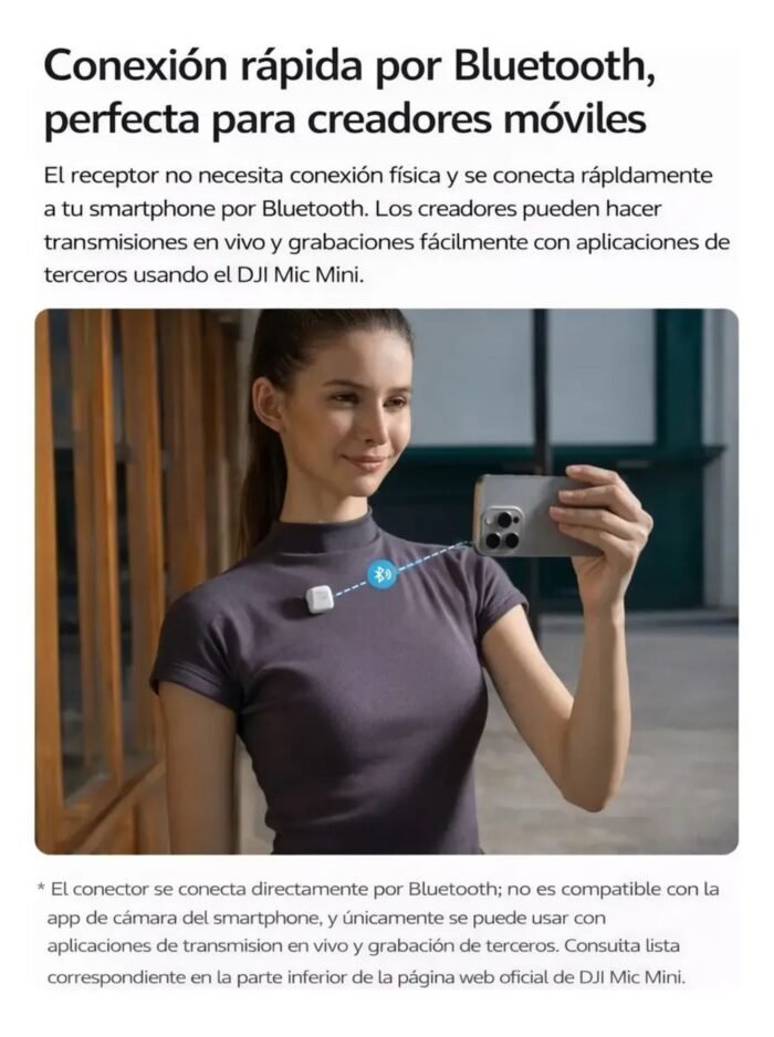 DJI Mic Mini - 2 Micrófonos Inalámbricos Profesionales - Imagen 5