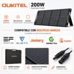 Panel Solar Portátil OUKITEL 200W