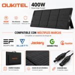 Panel Solar Portátil OUKITEL 400W
