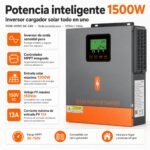 Inversor Solar Híbrido PowMr 1500W 24V - Imagen 2