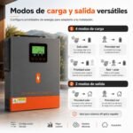 Inversor Solar Híbrido PowMr 3000W 24V - Imagen 3