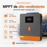 Inversor Solar Híbrido PowMr 6200W 48V - Imagen 4
