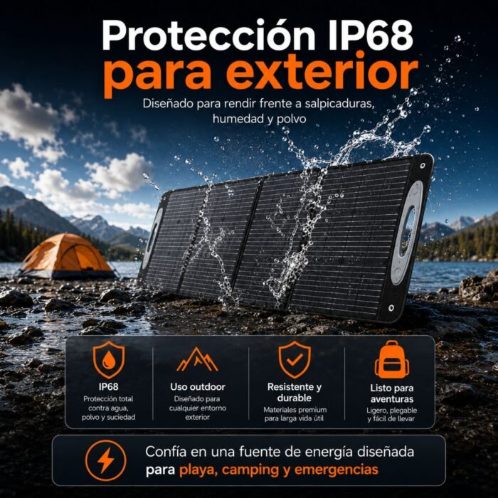 Panel Solar Portátil OUKITEL 200W - Imagen 5