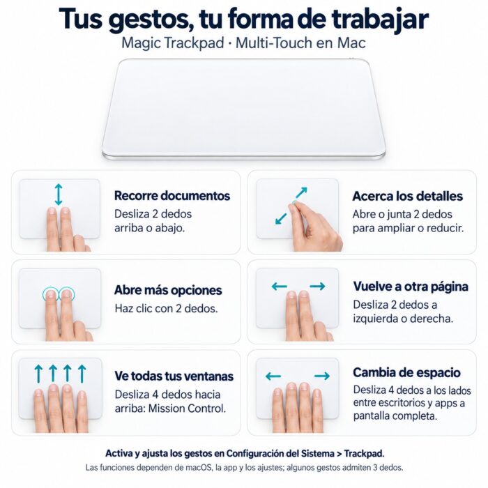 APPLE Magic Trackpad (MXK93AM/A) - Imagen 3